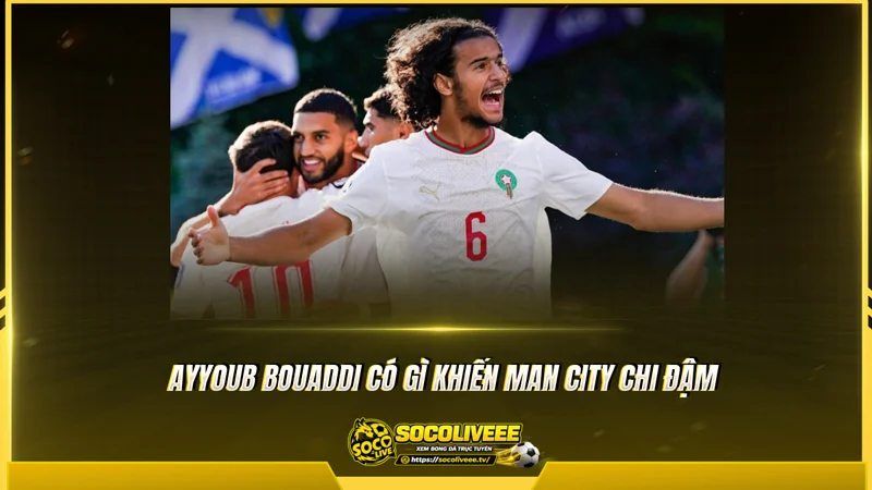 Ayyoub Bouaddi có gì khiến Man City chi đậm