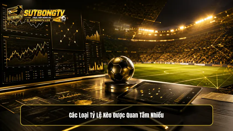 Các loại tỷ lệ kèo được quan tâm nhiều