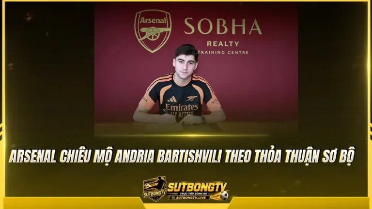 Arsenal chiêu mộ Andria Bartishvili, chốt tài năng 17 Tuổi Georgia