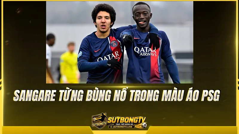 Sangare từng bùng nổ trong màu áo PSG